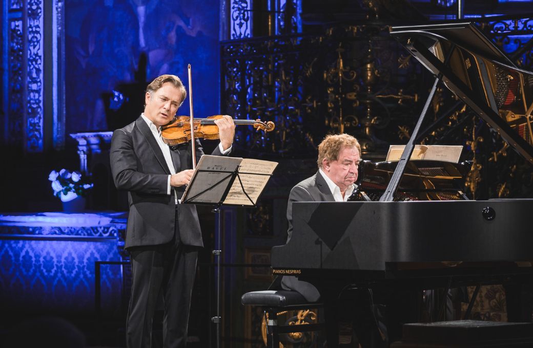 Renaud Capuçon and Jean-François Heisser © Mathieu Mengaillou KOMCEBO