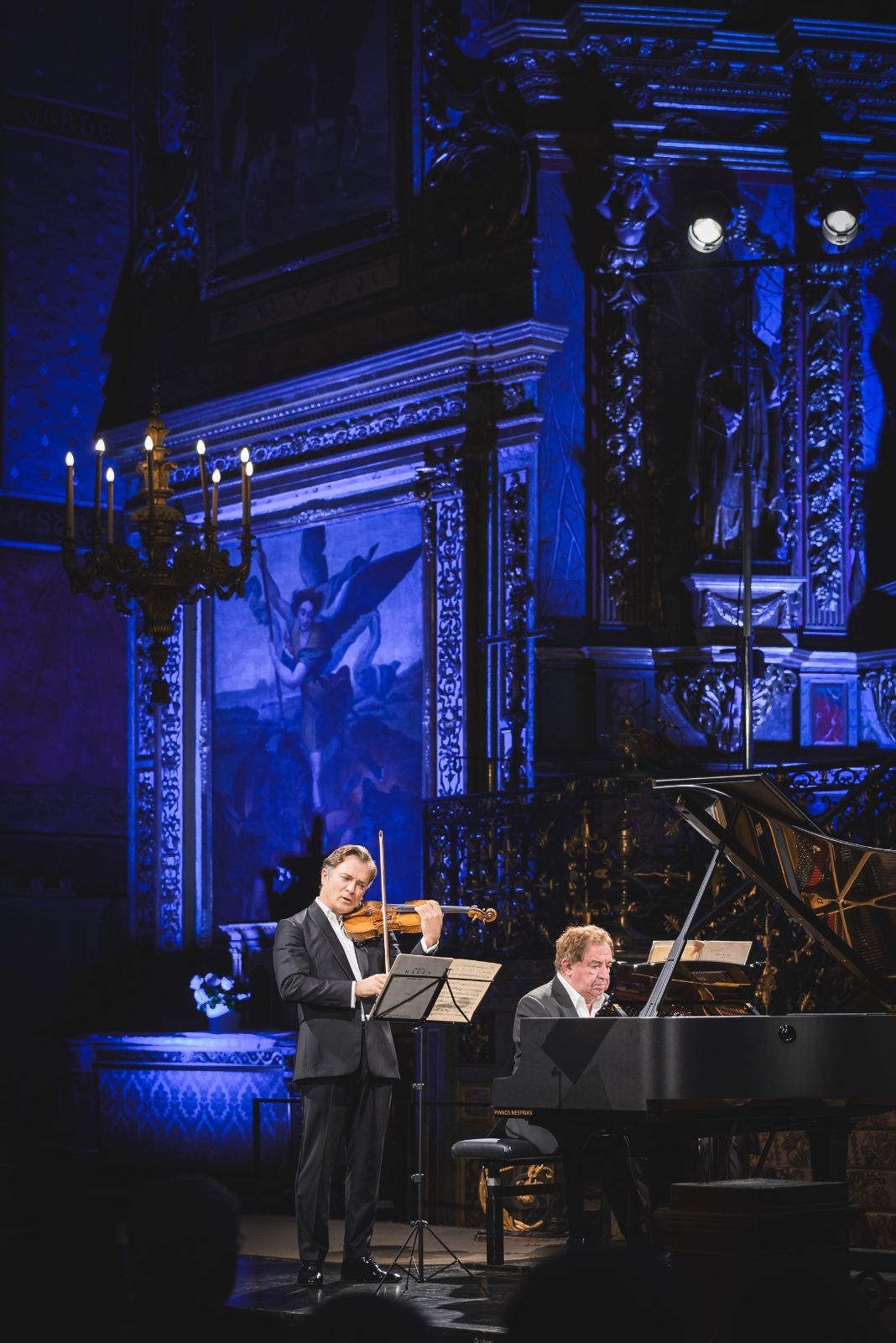 Renaud Capuçon and Jean-François Heisser &copy; Mathieu Mengaillou KOMCEBO