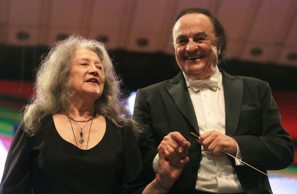 Martha Argerich and Charles Dutoit © Cătălina Filip