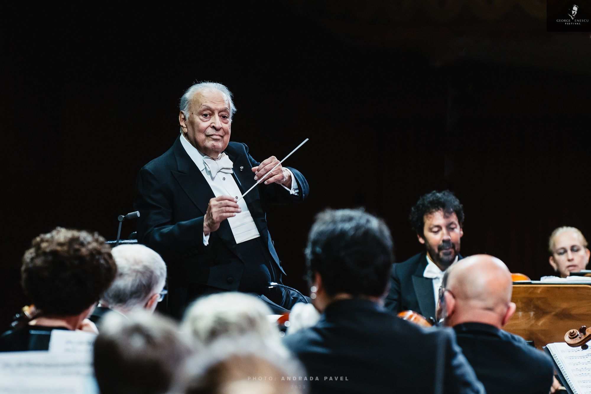 Zubin Mehta dirige la <i>Deuxième Symphonie</i> de Mahler à Bucarest © Andrada Pavel