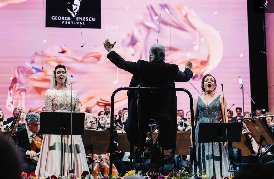 Zubin Mehta, entouré de Michèle Losier et Christiane Karg © Andrada Pavel