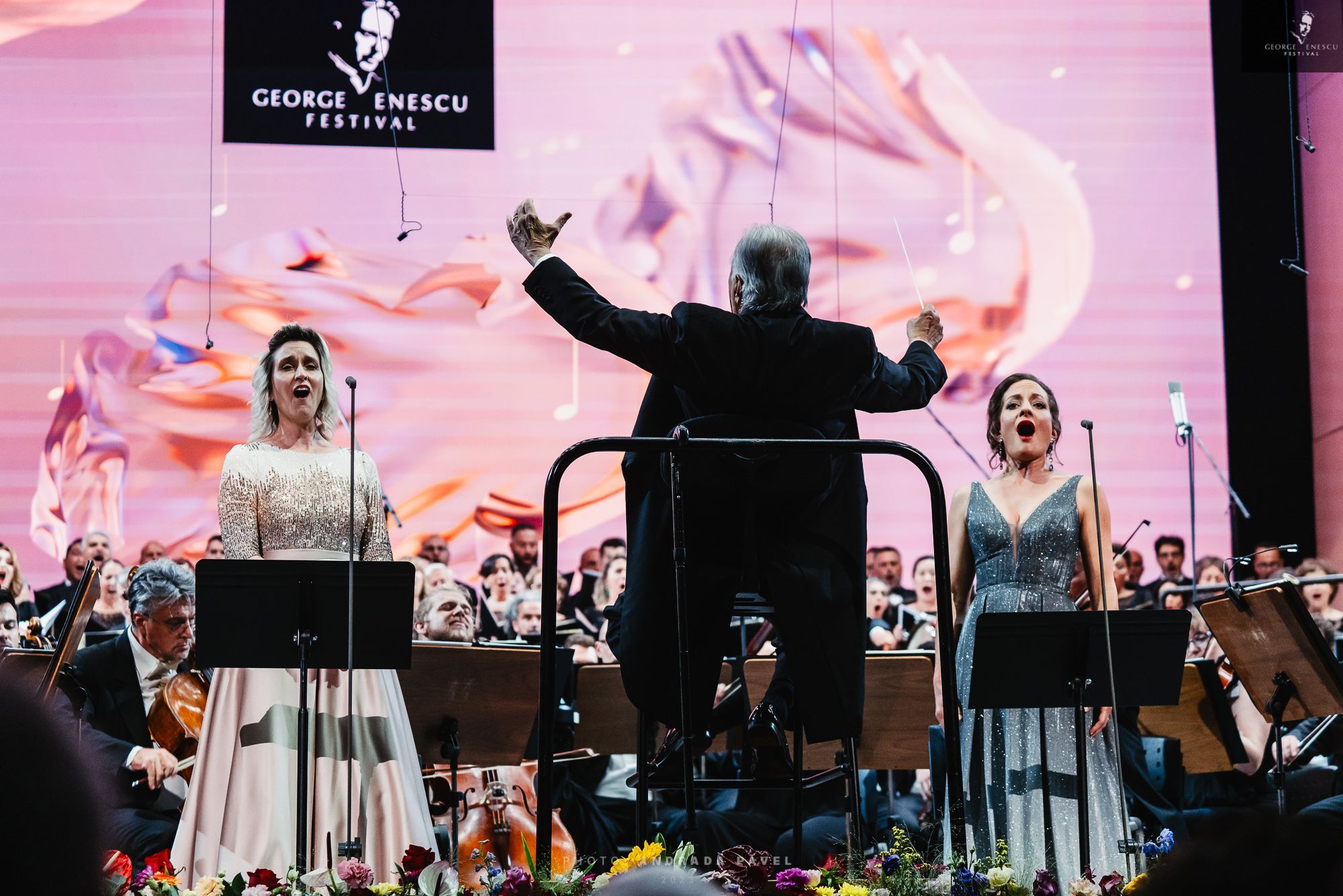 Zubin Mehta, entouré de Michèle Losier et Christiane Karg © Andrada Pavel