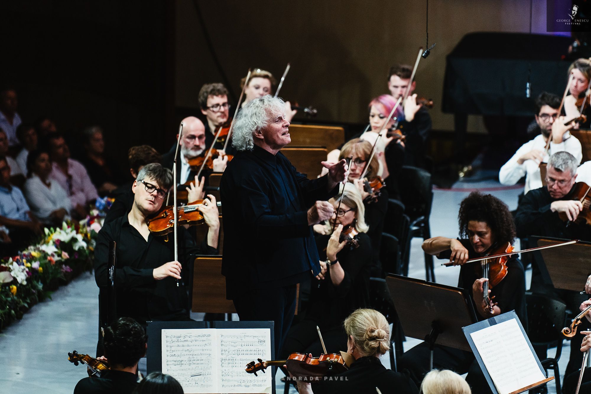 Simon Rattle dirige le London Symphony Orchestra à Bucarest © Andrada Pavel