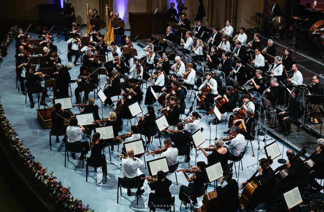 Simon Rattle dirige le London Symphony Orchestra à Bucarest © Andrada Pavel