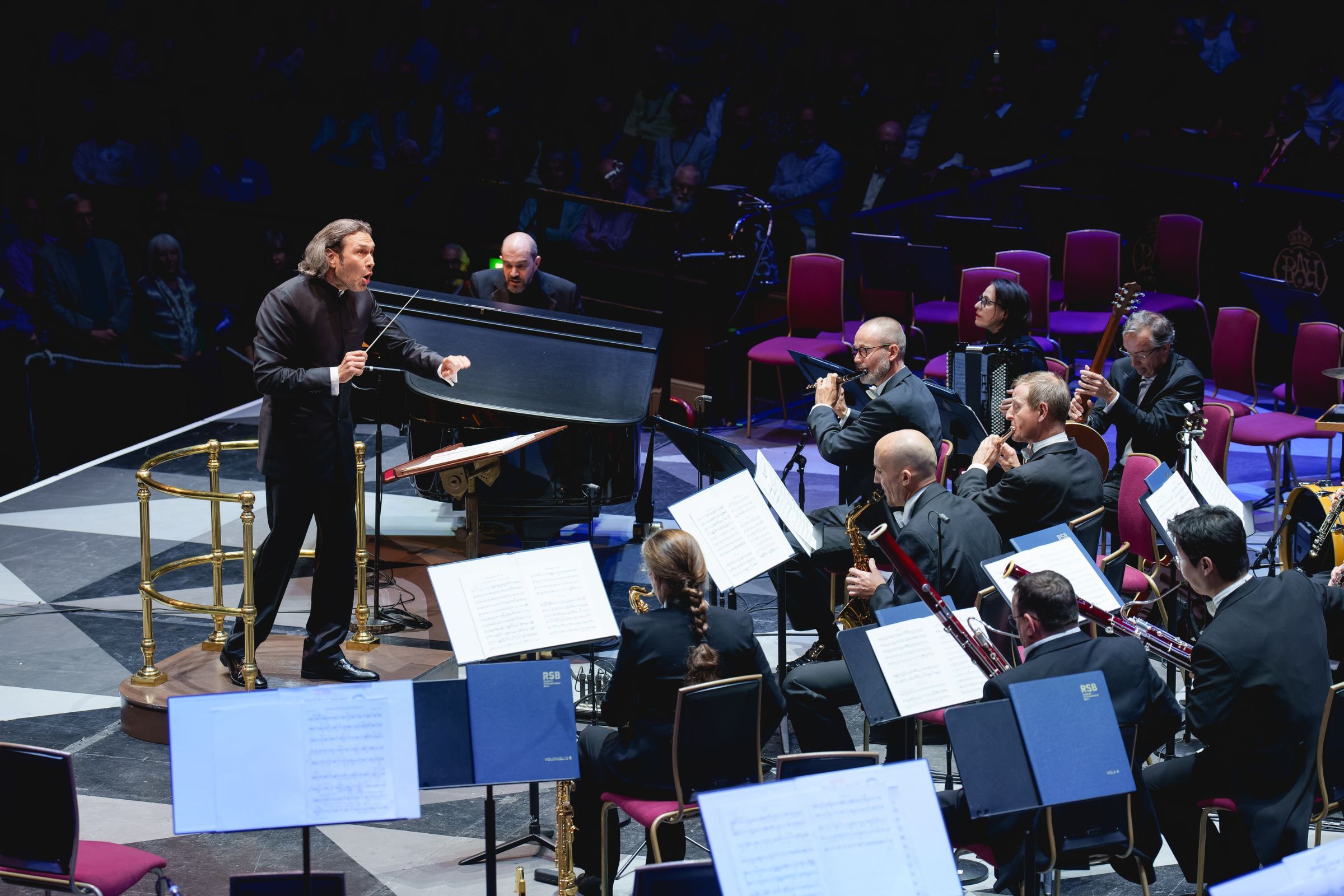 Vladimir Jurowski, Kirill Gerstein and members of the Rundfunk-Sinfonieorchester Berlin &copy; BBC | Andy Paradise