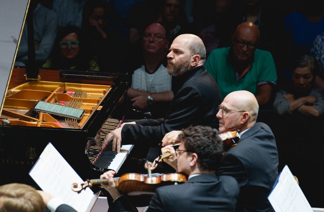 Kirill Gerstein and the Rundfunk-Sinfonieorchester Berlin &copy; BBC | Andy Paradise