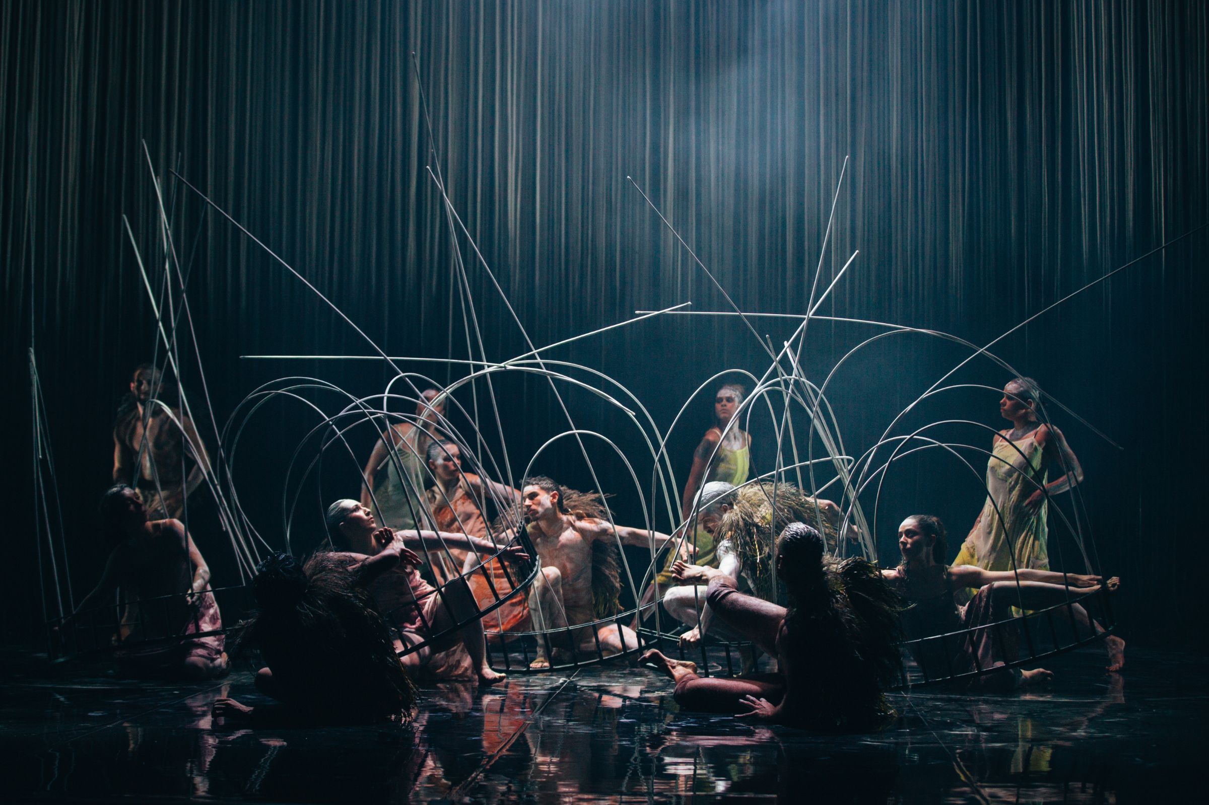 Bangarra Dance Theatre in Frances Rings' <i>Yuldea</i> &copy; Kate Longley