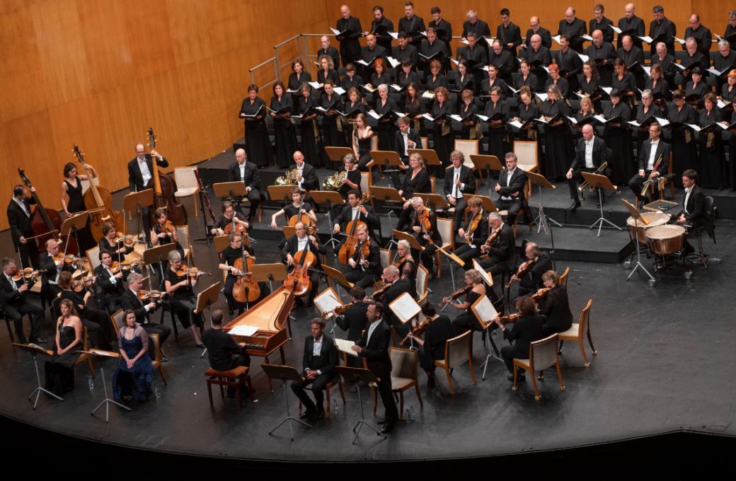 Solistas junto a la Deutsche Kammerphilharmonie Bremen, Coral Andra Mari y Omer Meir Wellber &copy; Pedro Puente | Festival Internacional de Santander