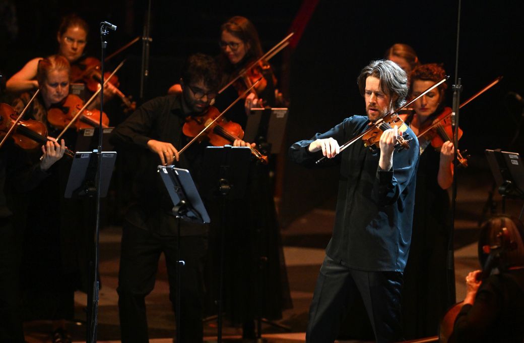 Thomas Gould and the Britten Sinfonia &copy; BBC | Mark Allan
