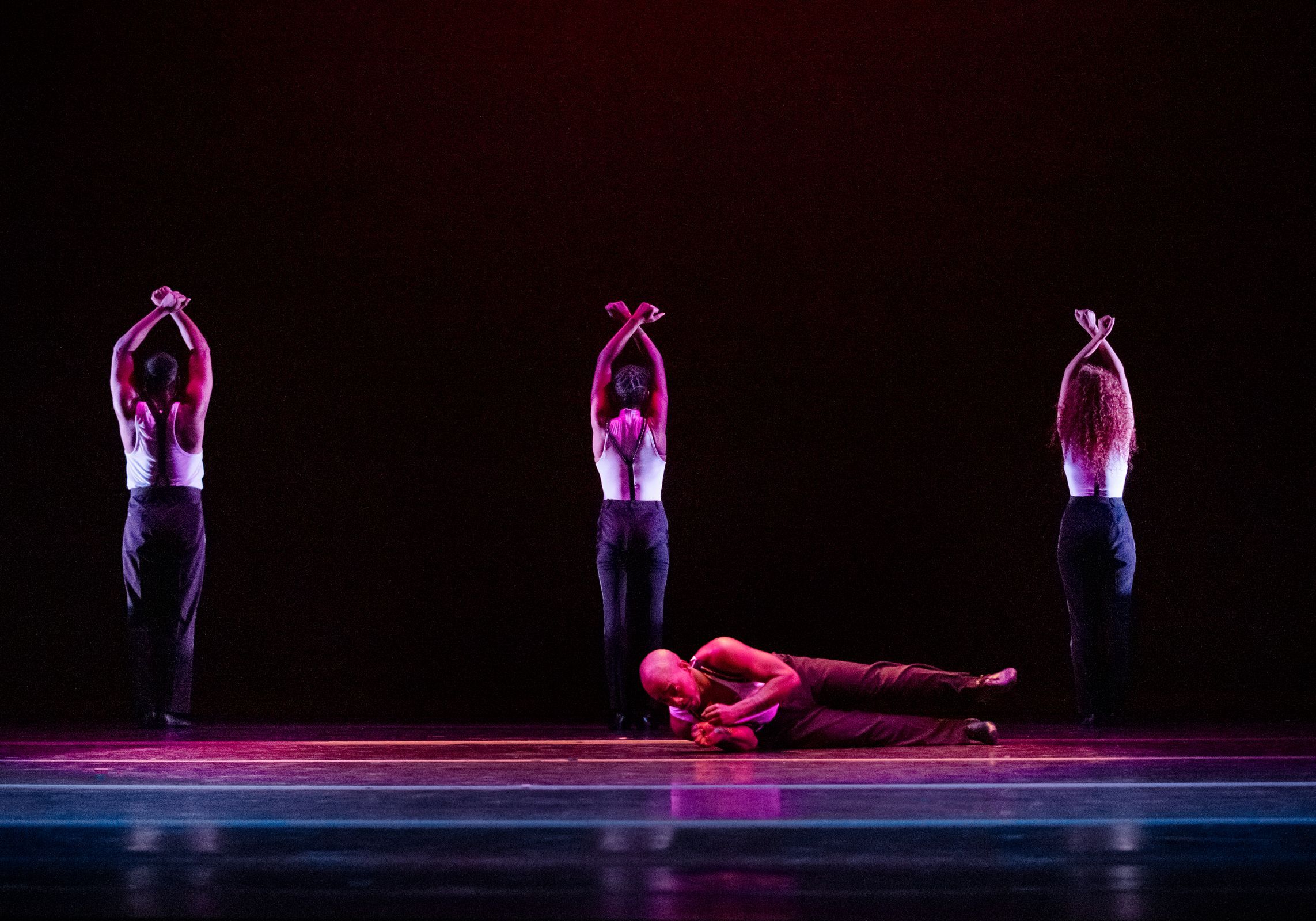 Alvin Ailey American Dance Theater in Robert Battle's <i>For Four</i> © Christopher Duggan