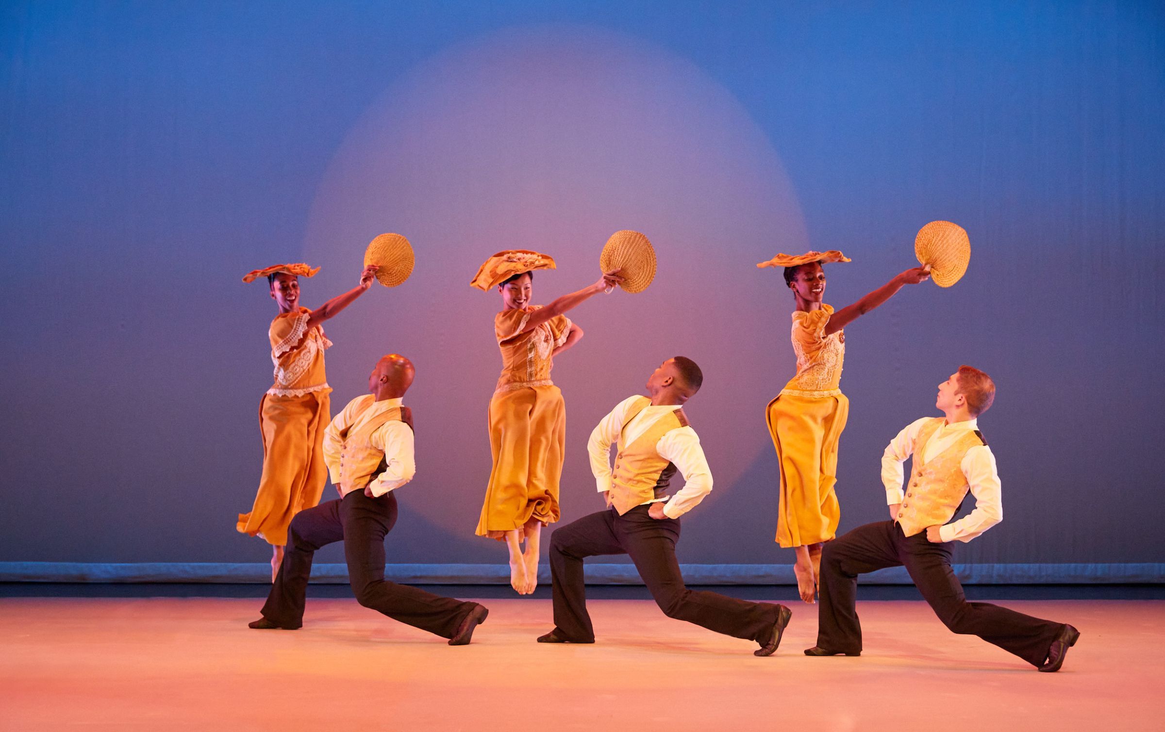 Alvin Ailey American Dance Theater in Ailey's <i>Revelations</i> © Dario Calmese