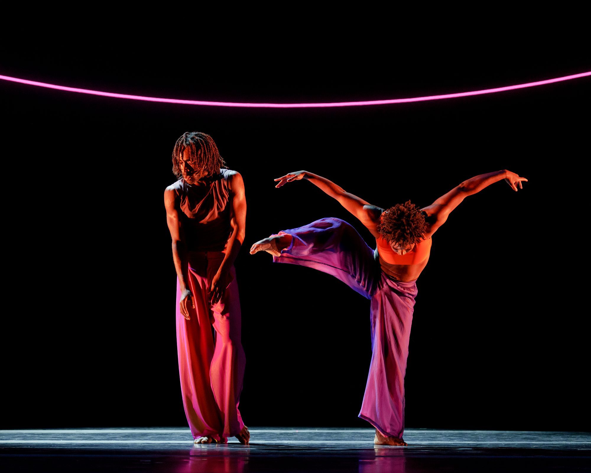 Chalvar Monteiro and Ashley Green in Kyle Abraham's <i>Are You in Your Feelings?</i> © Paul Kolnik