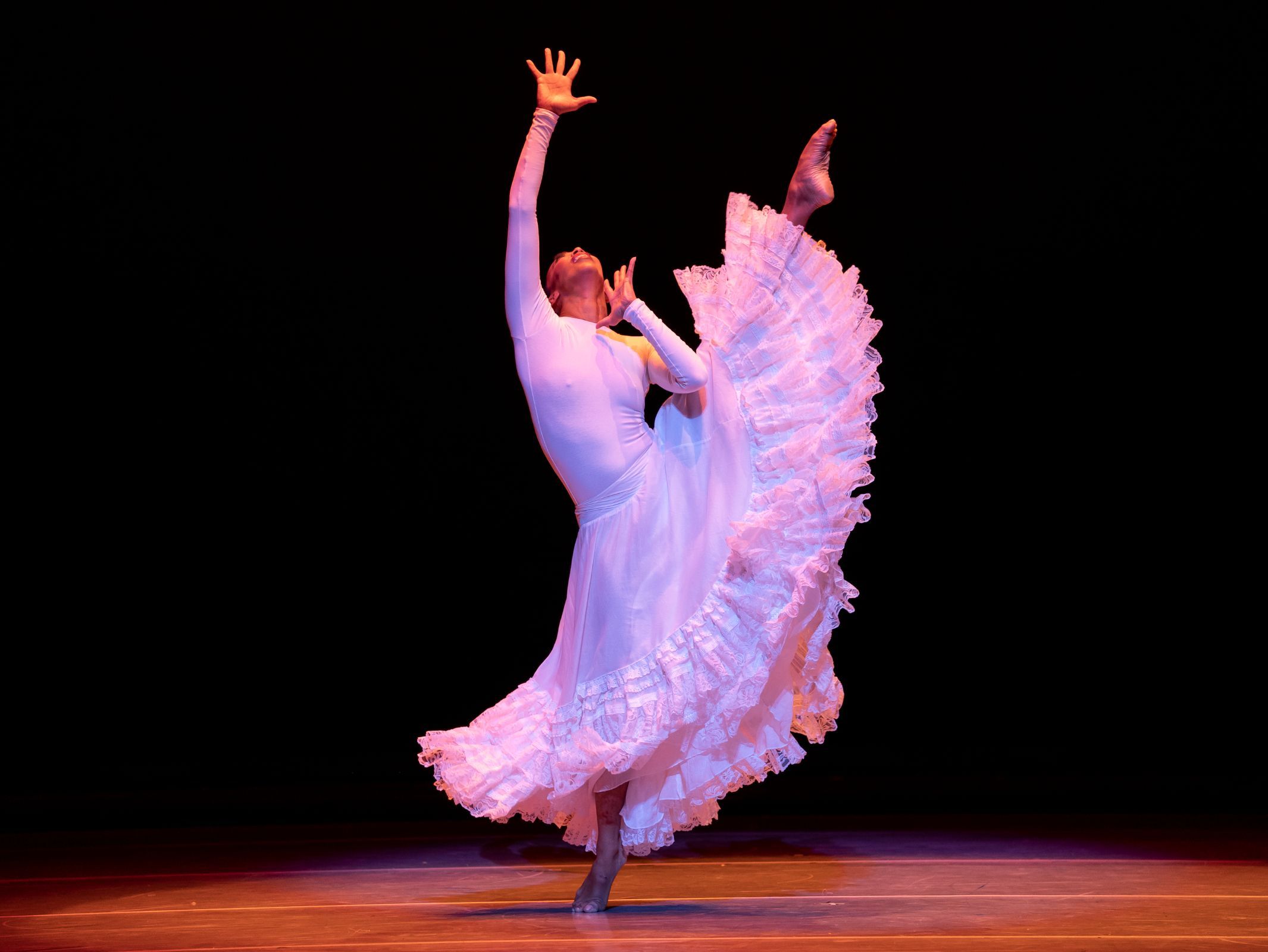 Constance Stamatiou in Alvin Ailey's <i>Cry</i> © Paul Kolnik