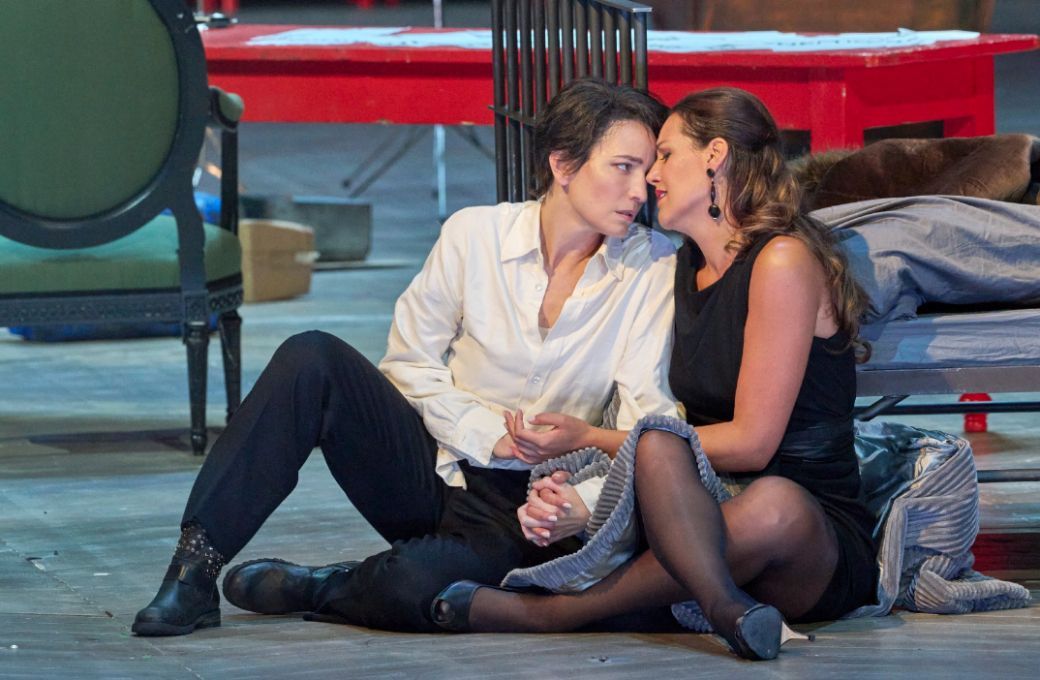 Kate Lindsey (Sesto) and Federica Lombardi (Vitellia) &copy; Wiener Staatsoper | Michael P&ouml;hn