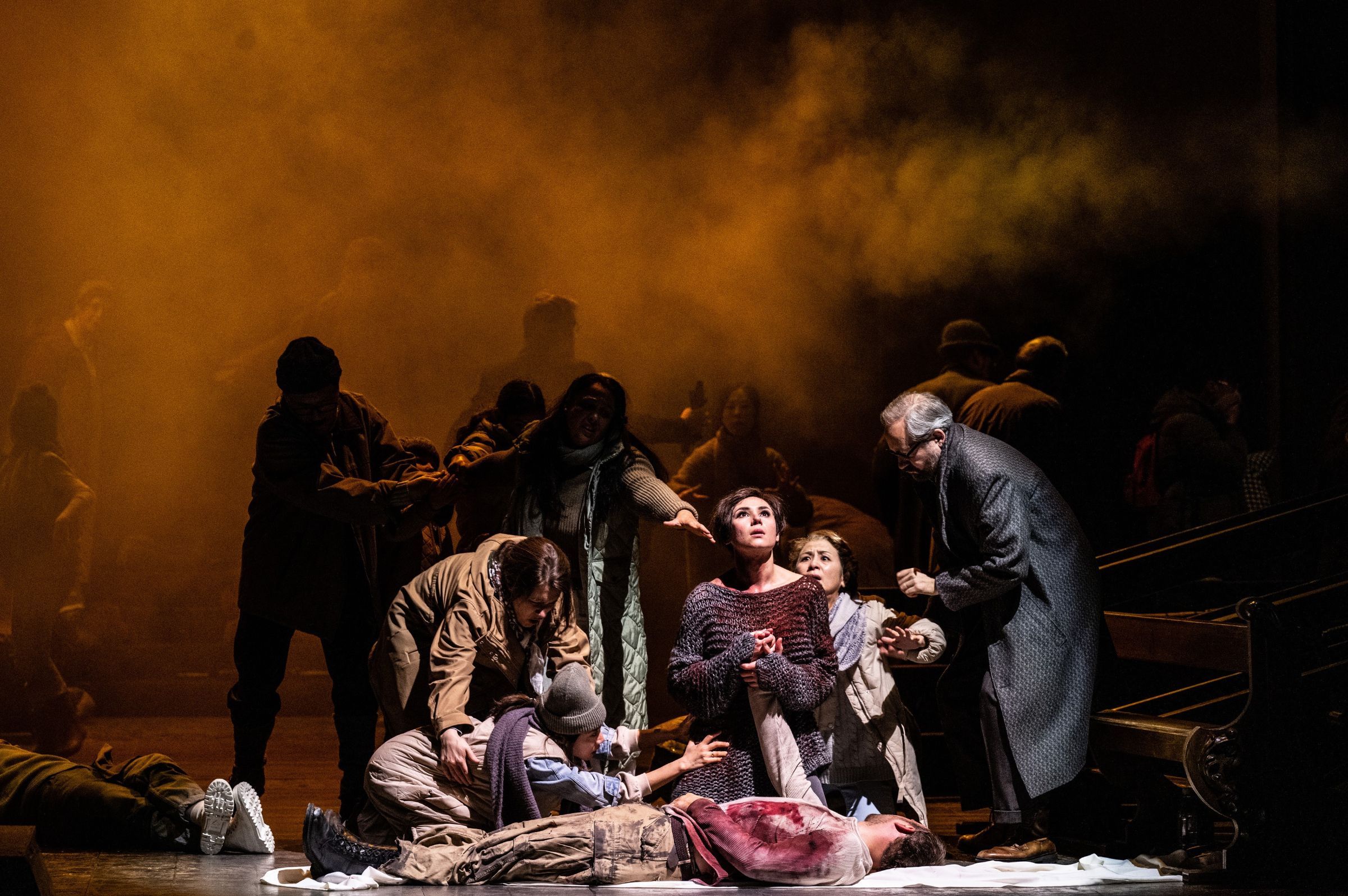 Maria Kataeva (Johanna) und Sami Luttinen (Thibaut d’Arc) &copy; Sandra Then