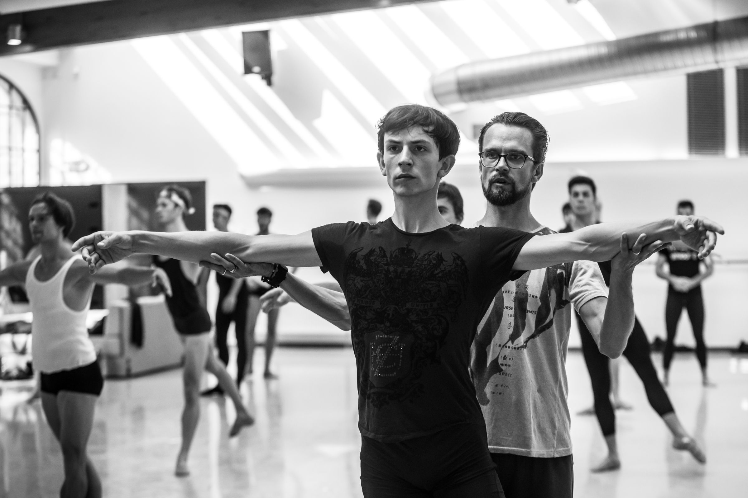 Filip Barankiewicz and Adam Zvonař in the studio &copy; Martin Divíšek