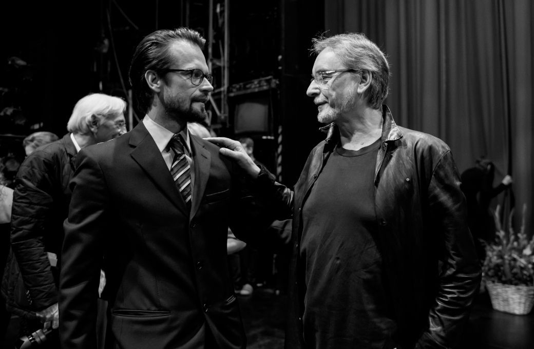 Filip Barankiewicz and Jiř&iacute; Kyli&aacute;n backstage &copy; Sergej Gherciu