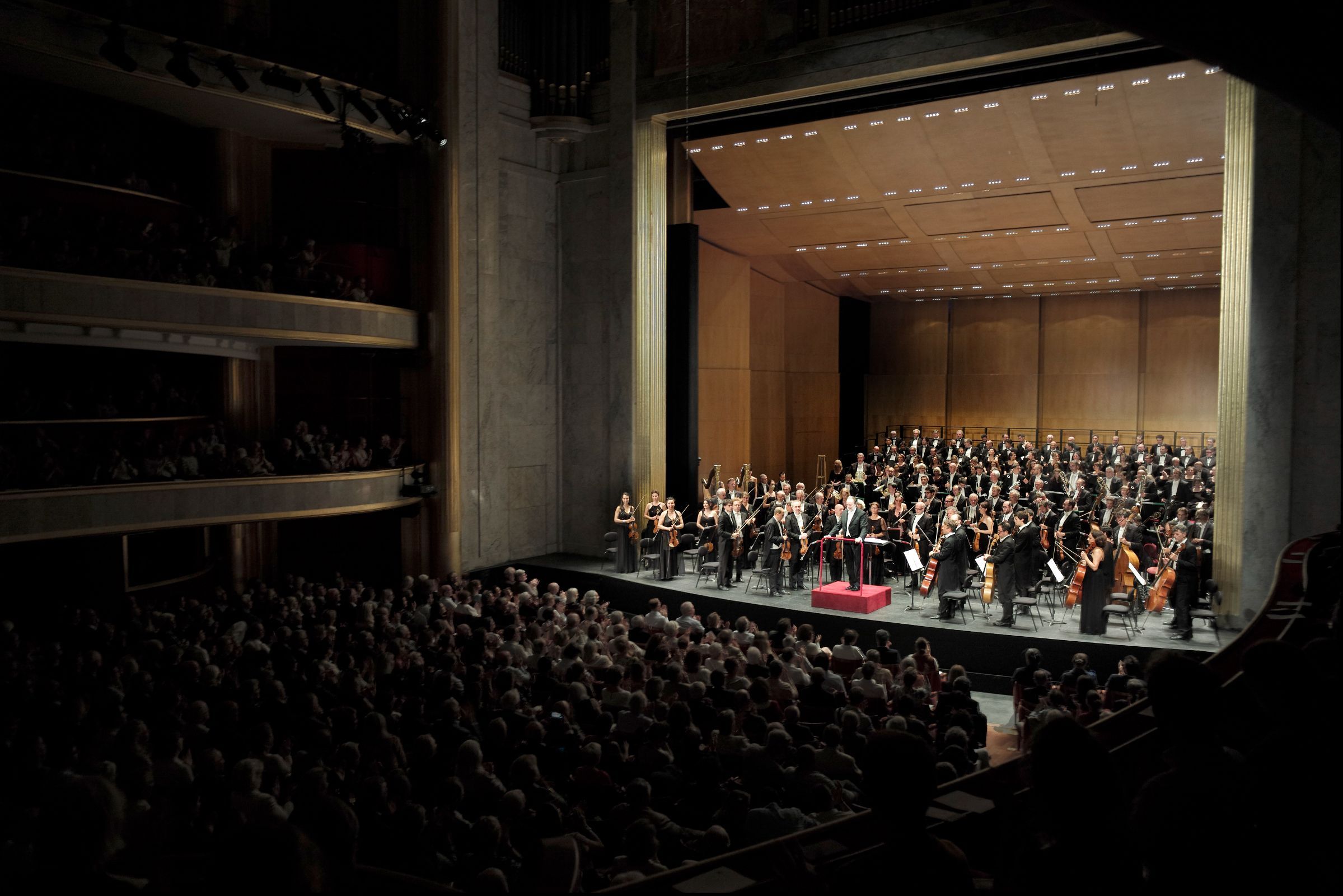 Riccardo Chailly et ses troupes de la Scala à Paris © Vincent Pontet
