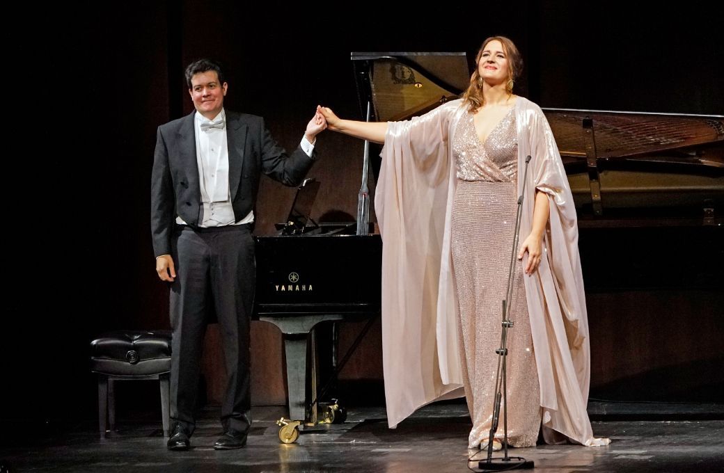 James Baillieu and Lise Davidsen © Karen Almond | Met Opera