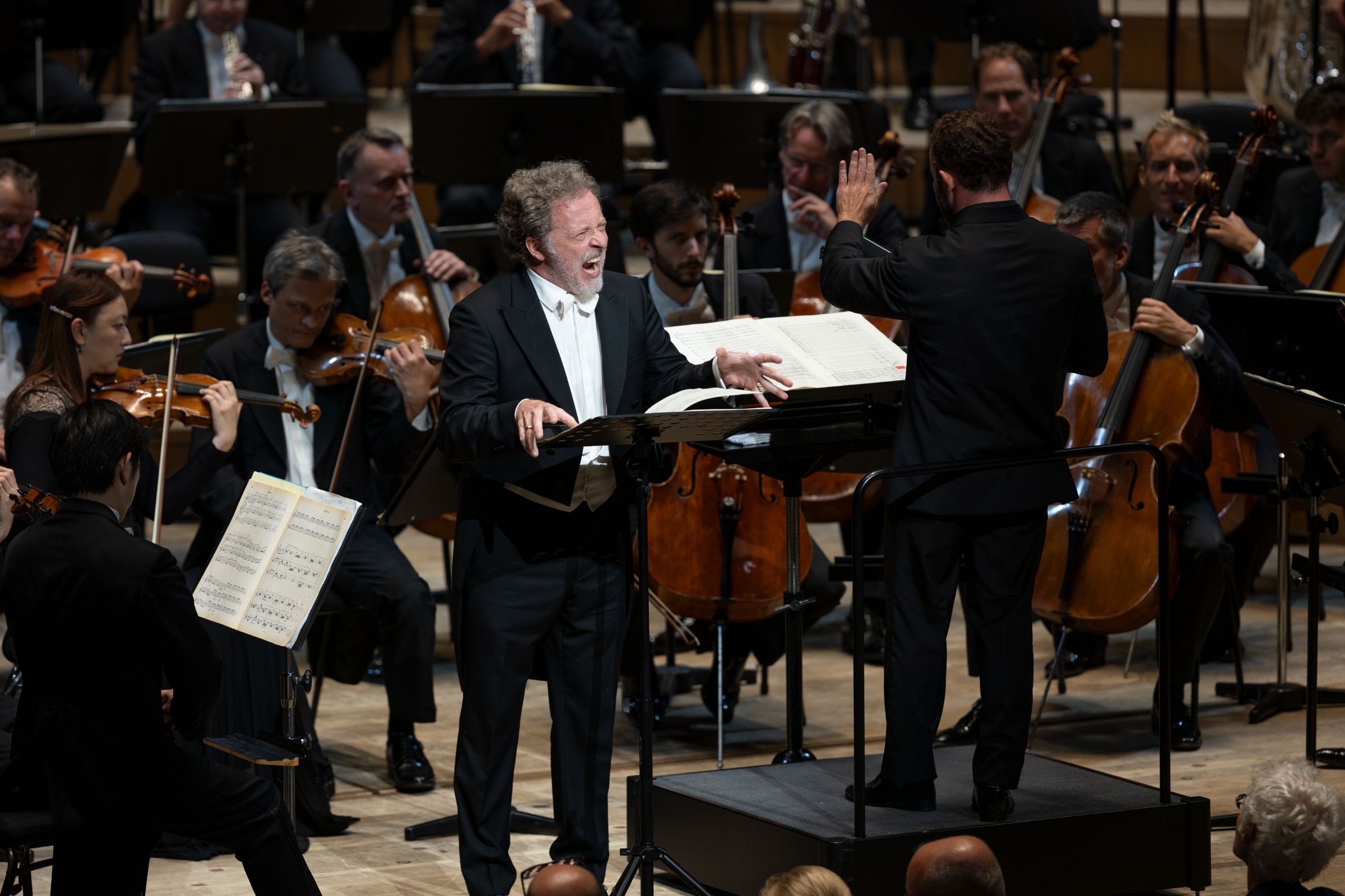 Christian Gerhaher und Kirill Petrenko mit den Berliner Philharmonikern &copy; BR | Astrid Ackermann
