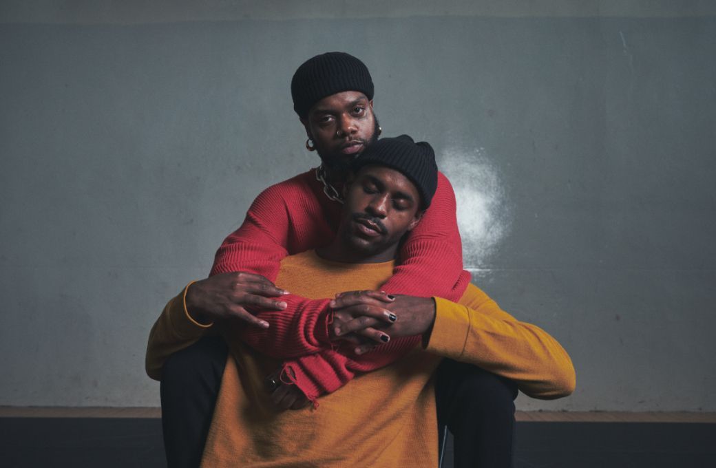 serpentwithfeet and Dylan M. Contreras in <i>Heart of Brick</i> © Justin French