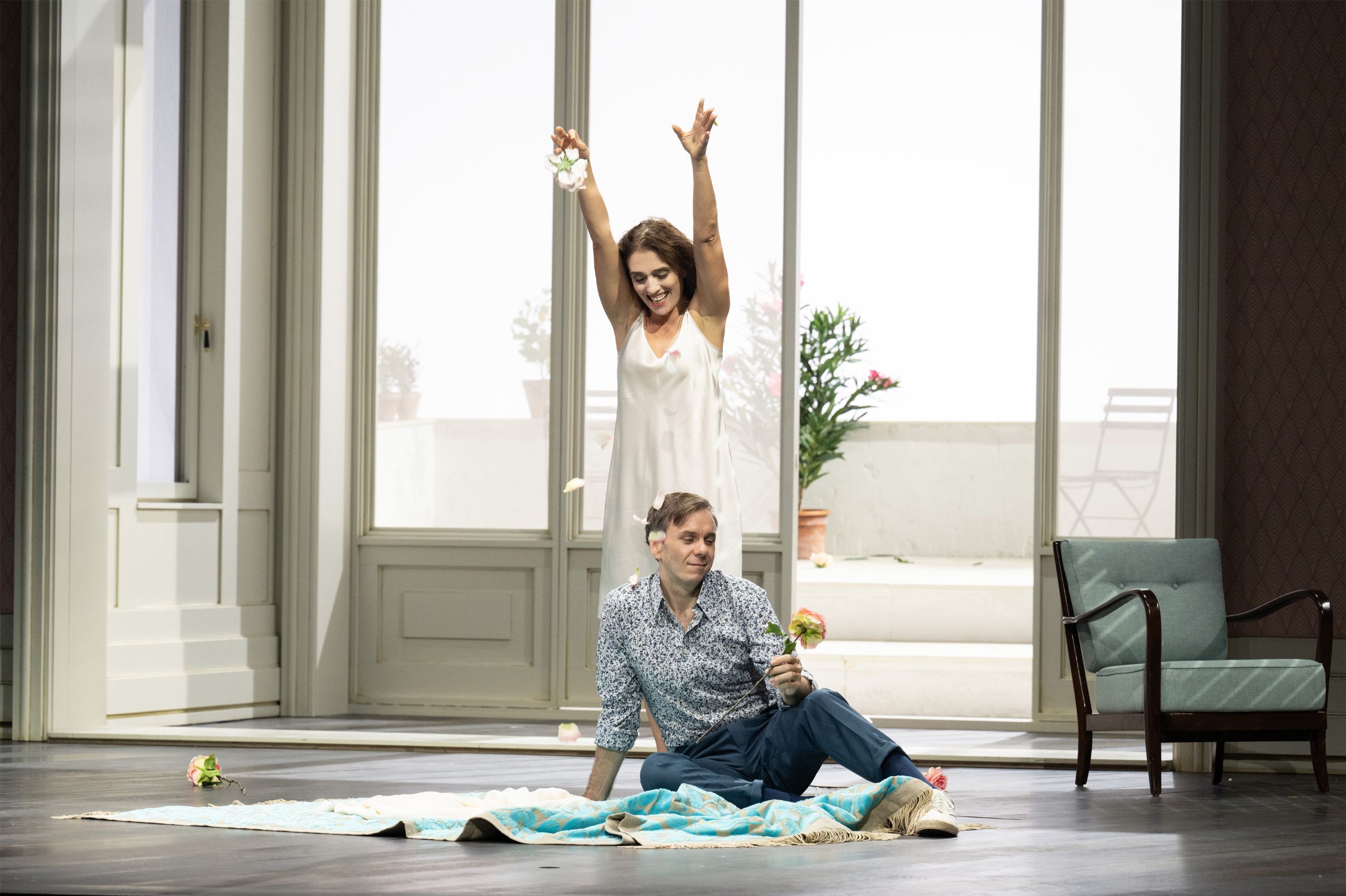 Ermonela Jaho (Magda) und Benjamin Bernheim (Ruggero) &copy; Monika Rittershaus