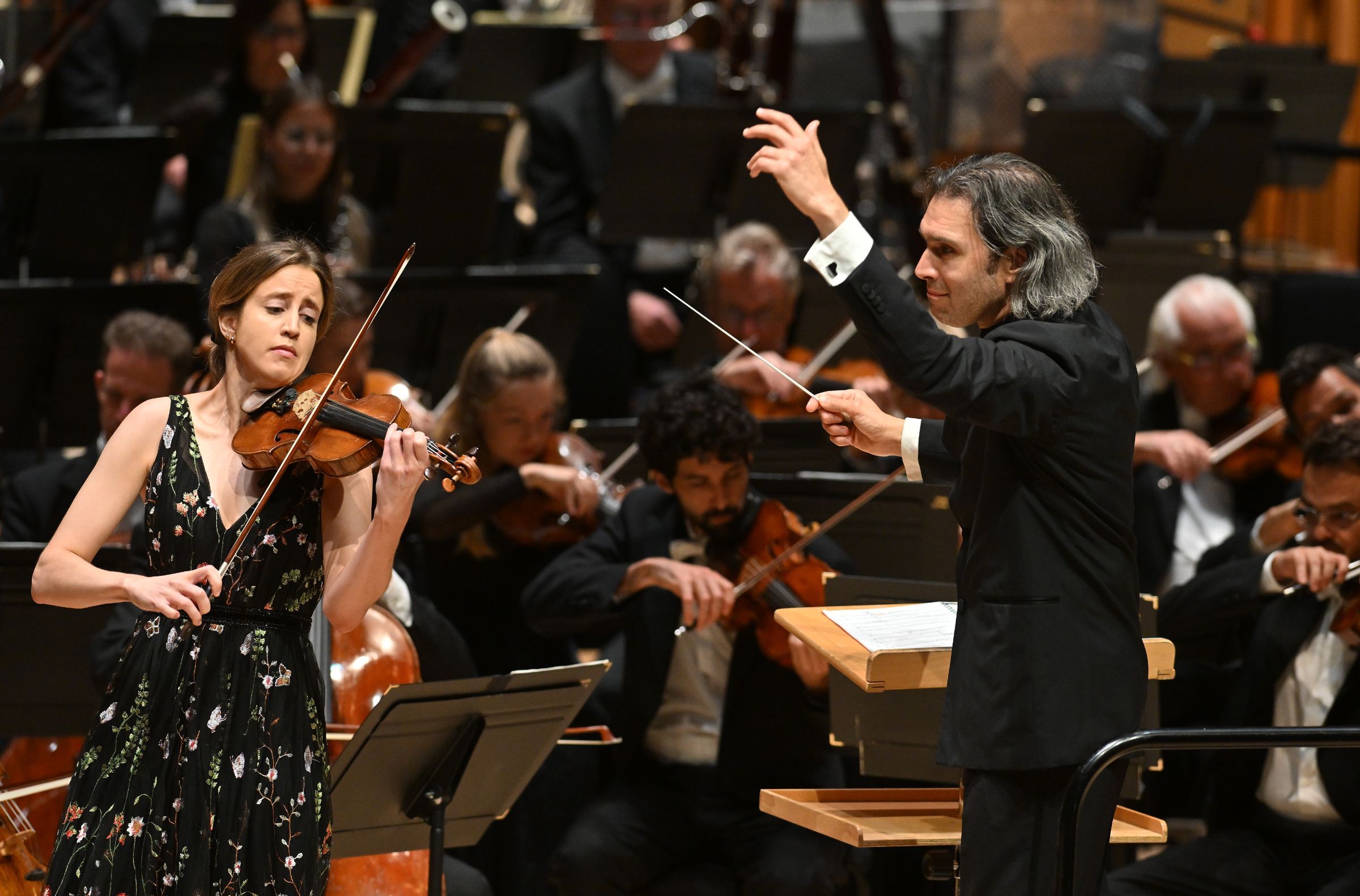 Vilde Frang, Vladimir Jurowski and the Bayerisches Staatsorchester © Mark Allan | Barbican