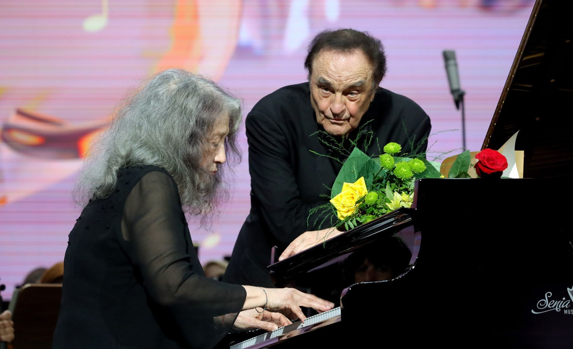 Martha Argerich and Charles Dutoit &copy; Cătălina Filip