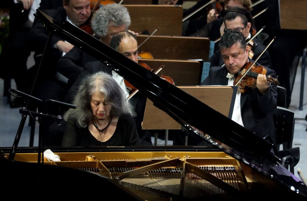 Martha Argerich and the Hungarian National Philharmonic Orchestra &copy; Cătălina Filip