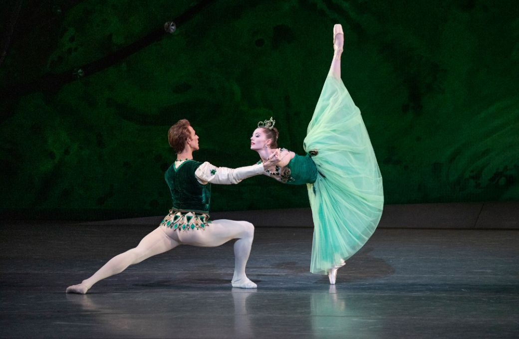 Adrian Danchig-Waring and Unity Phelan of NYCB in <i>Emeralds</i> &copy; Paul Kolnik