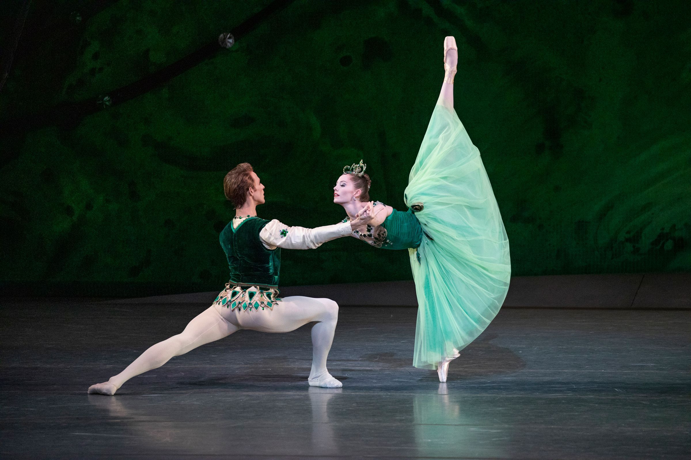 Adrian Danchig-Waring and Unity Phelan of NYCB in <i>Emeralds</i> &copy; Paul Kolnik