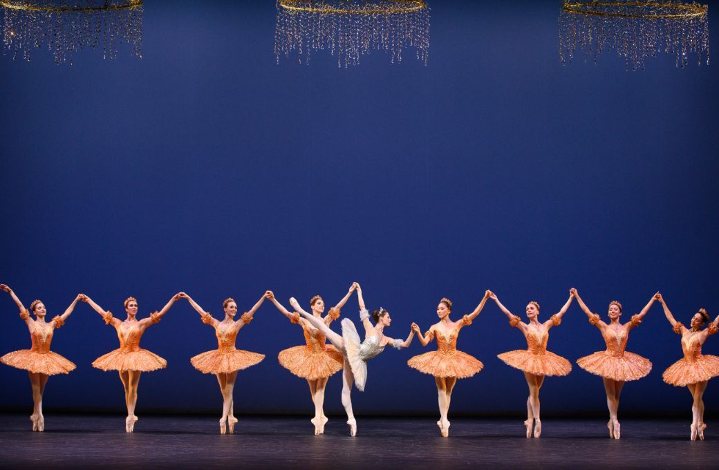 Emma Hawes and English National Ballet in George Balanchine's <i>Theme and Variations</i> &copy; Laurent Liotardo