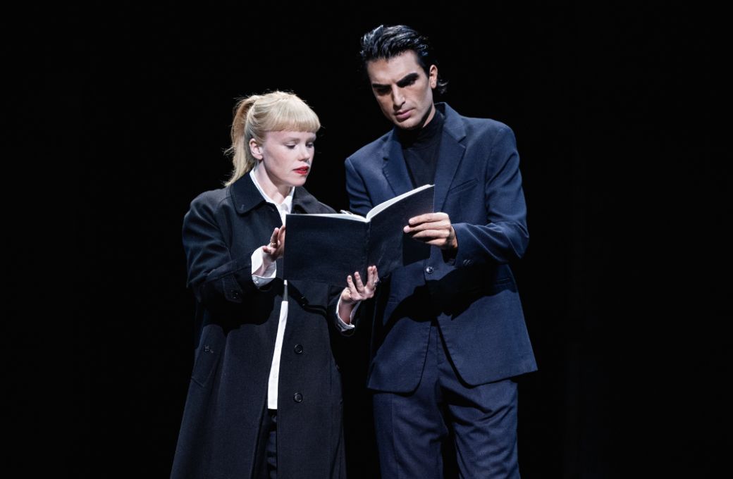 Beate Mordal (Composer) and Cameron Shahbazi (Composer's Assistant) &copy; ROH | Camilla Greenwell