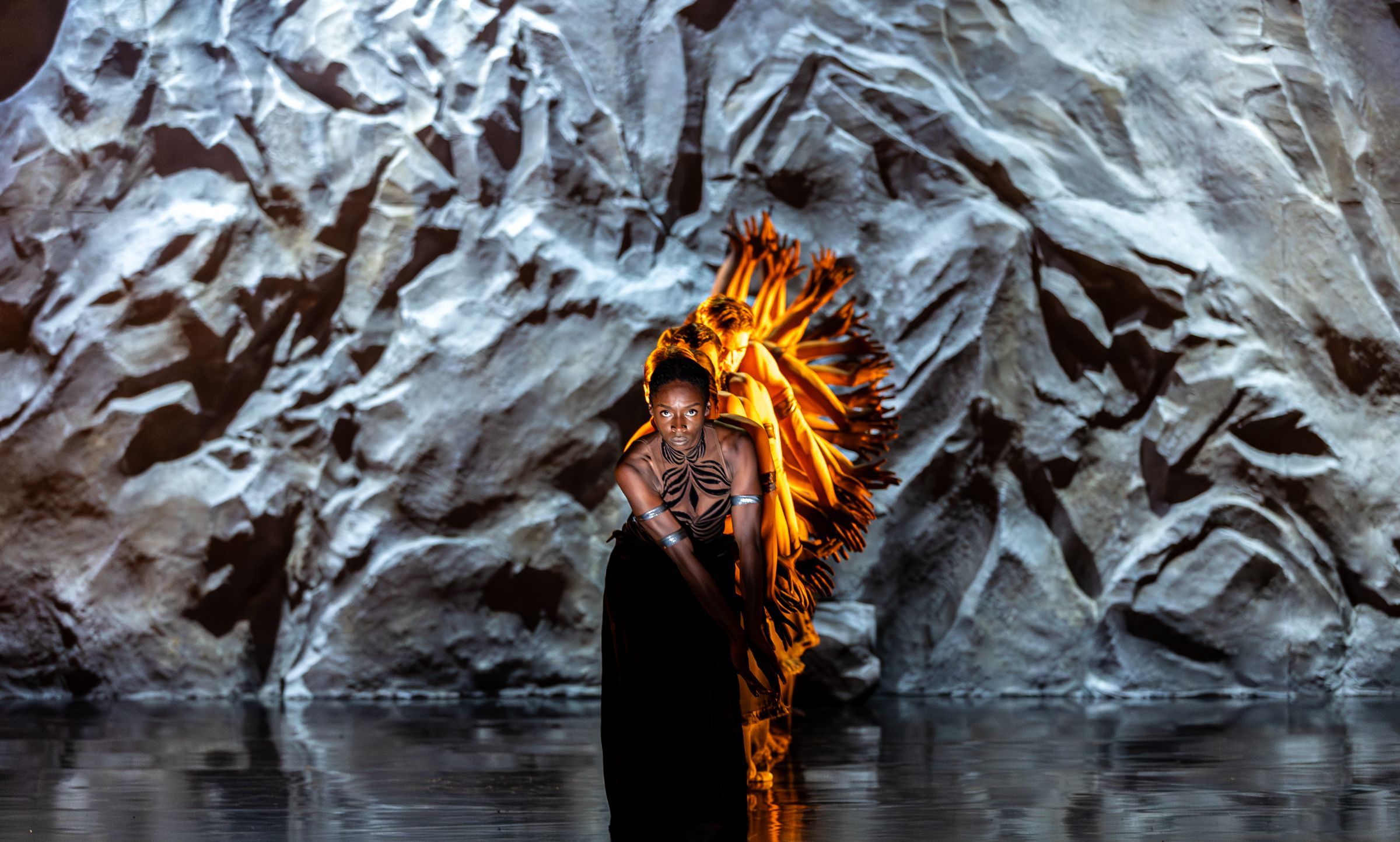 First Artist Rishan Benjamin in Dickson Mbi's <i>Twice-Born</i> &copy; Andy Ross