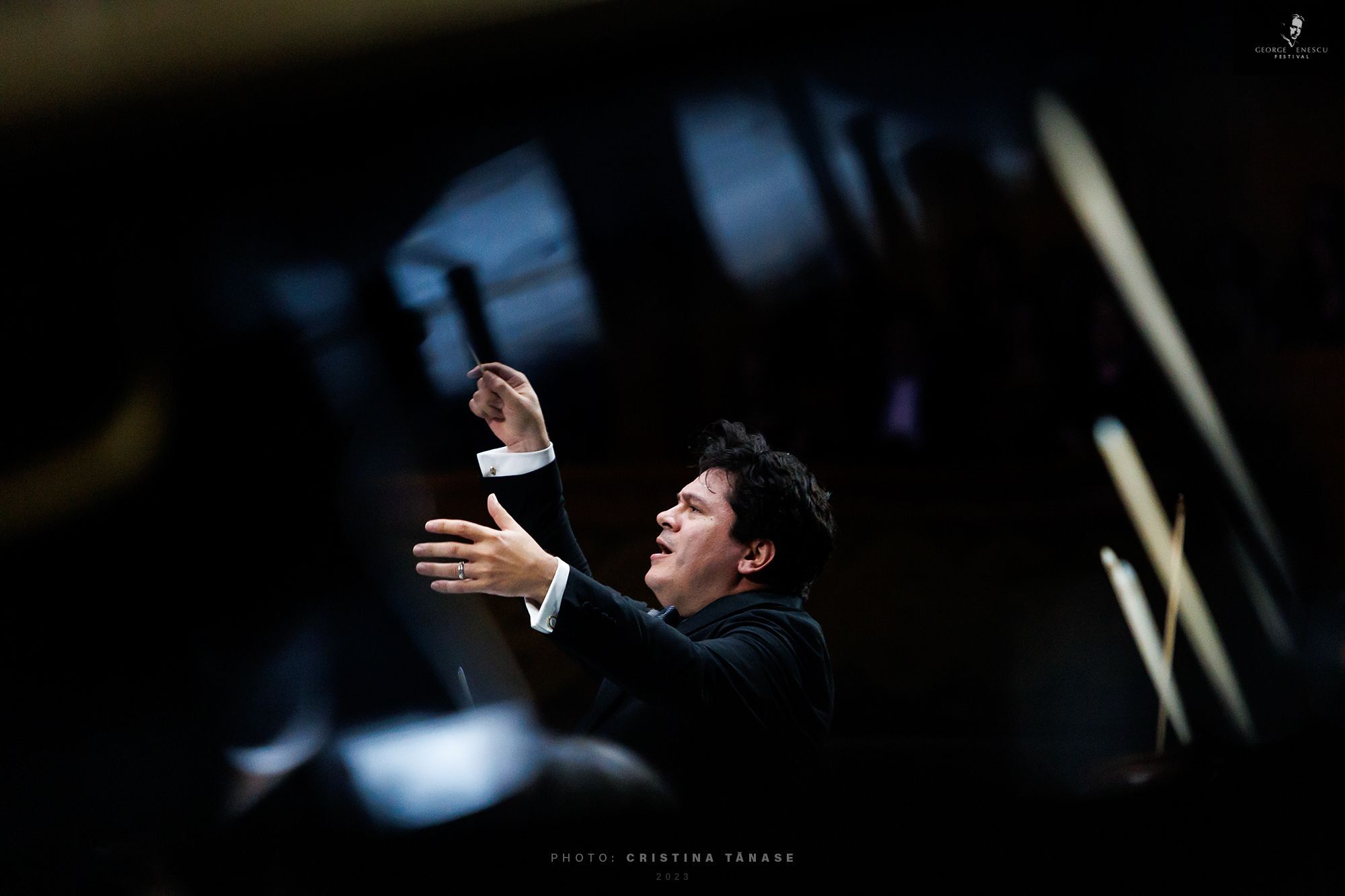 Cristian Măcelaru dirige l'Orchestre National de France à Bucarest &copy; Cristina Tănase