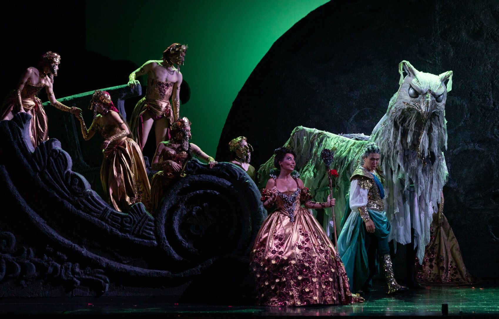 Lucia Cirillo (Alcina) and Kangmin Justin Kim (Ruggiero) © Roberto Moro