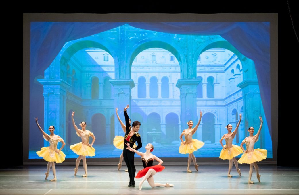 Sasha De Sola and Bakhtiyar Adamzhan in <i>Don Quixote</i> &copy; Jack Devant