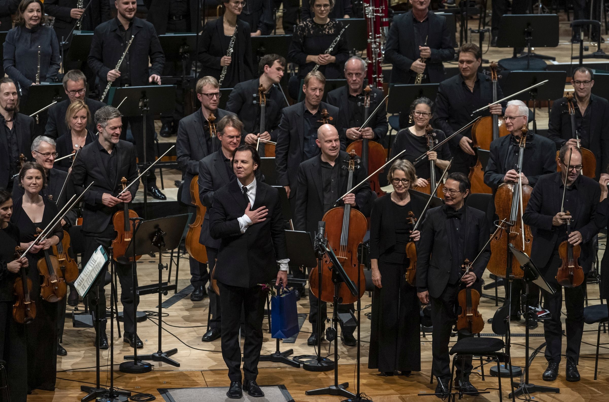 Teodor Currentzis mit dem SWR Symphonieorchester &copy; SWR | Patricia Neligan