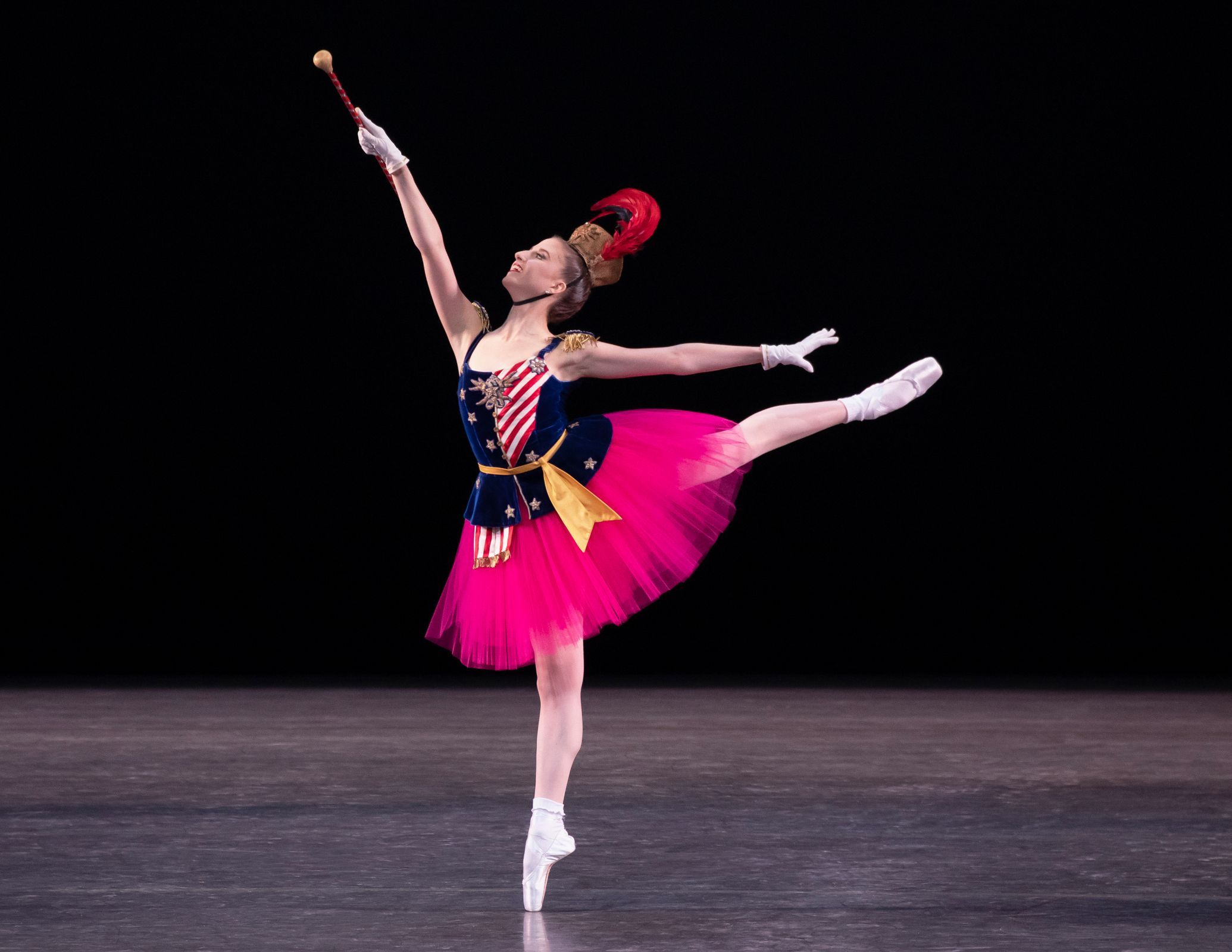 Sara Adams in George Balanchine's <i>Stars and Stripes</i> &copy; Erin Baiano