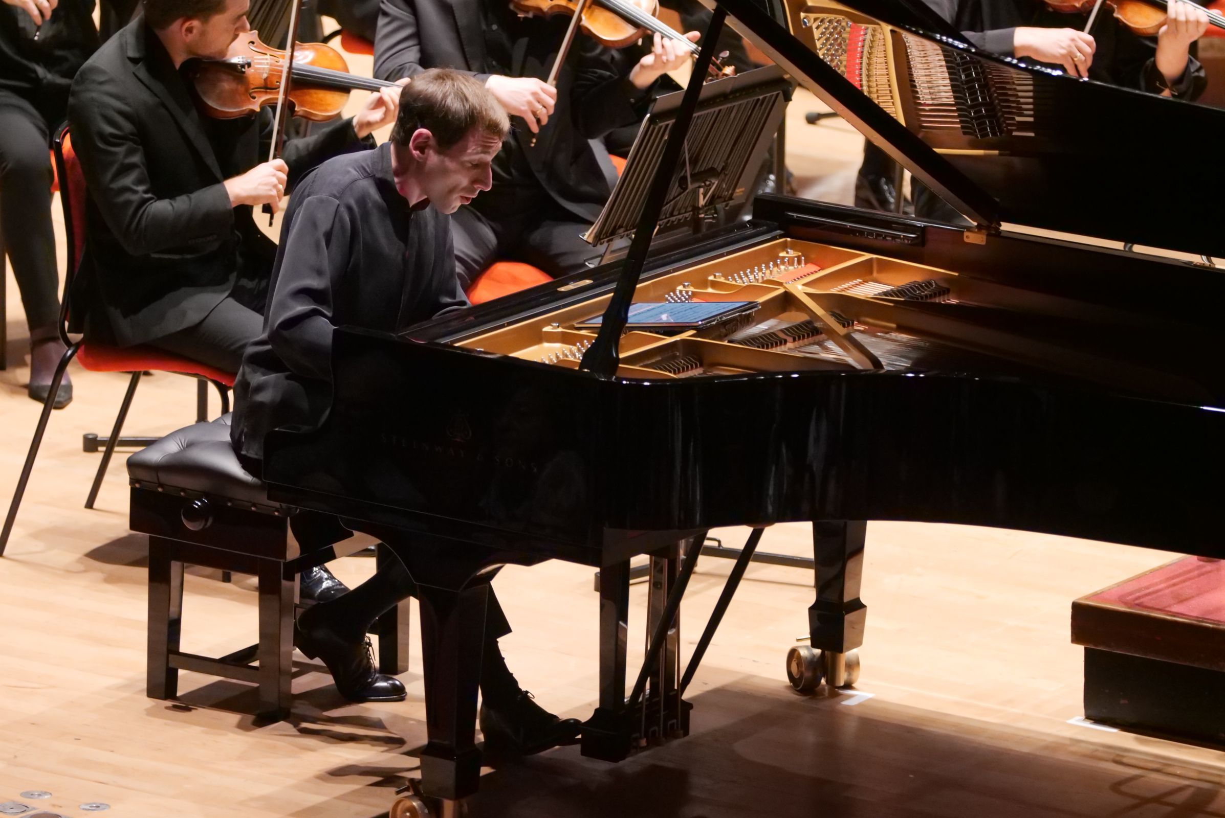 Boris Giltburg and the CBSO &copy; Hannah Fathers