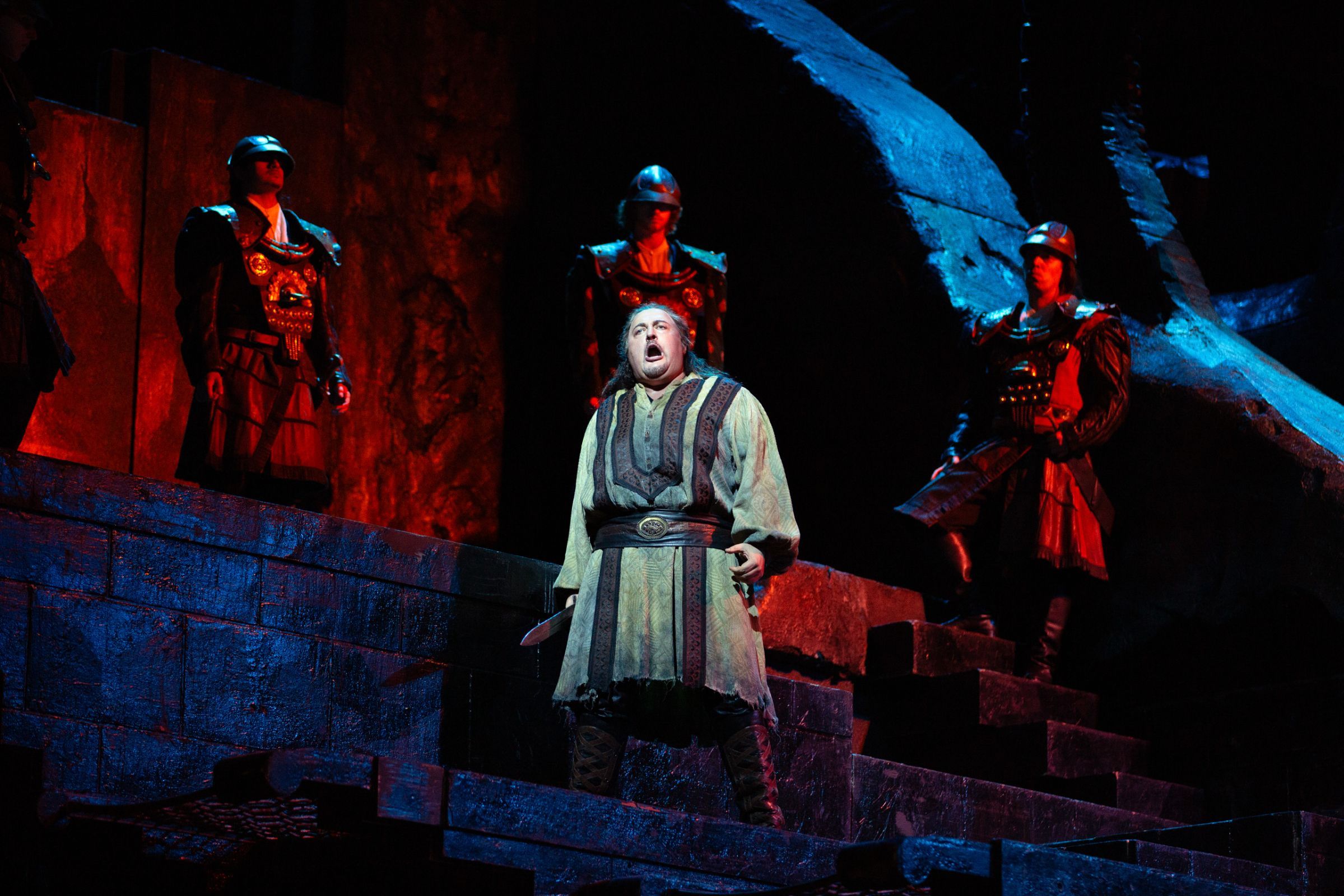George Gagnidze (Nabucco) &copy; Marty Sohl | Met Opera