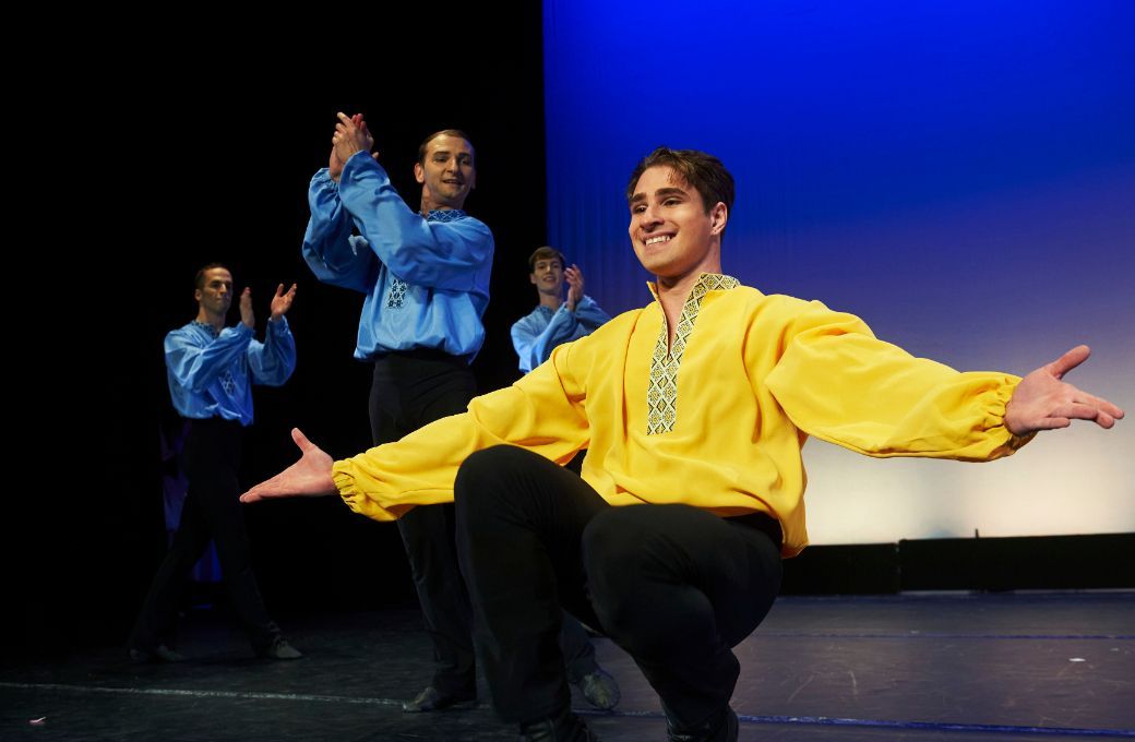 Kyiv City Ballet in <i>Men of Kyiv</i> © Andy Weekes