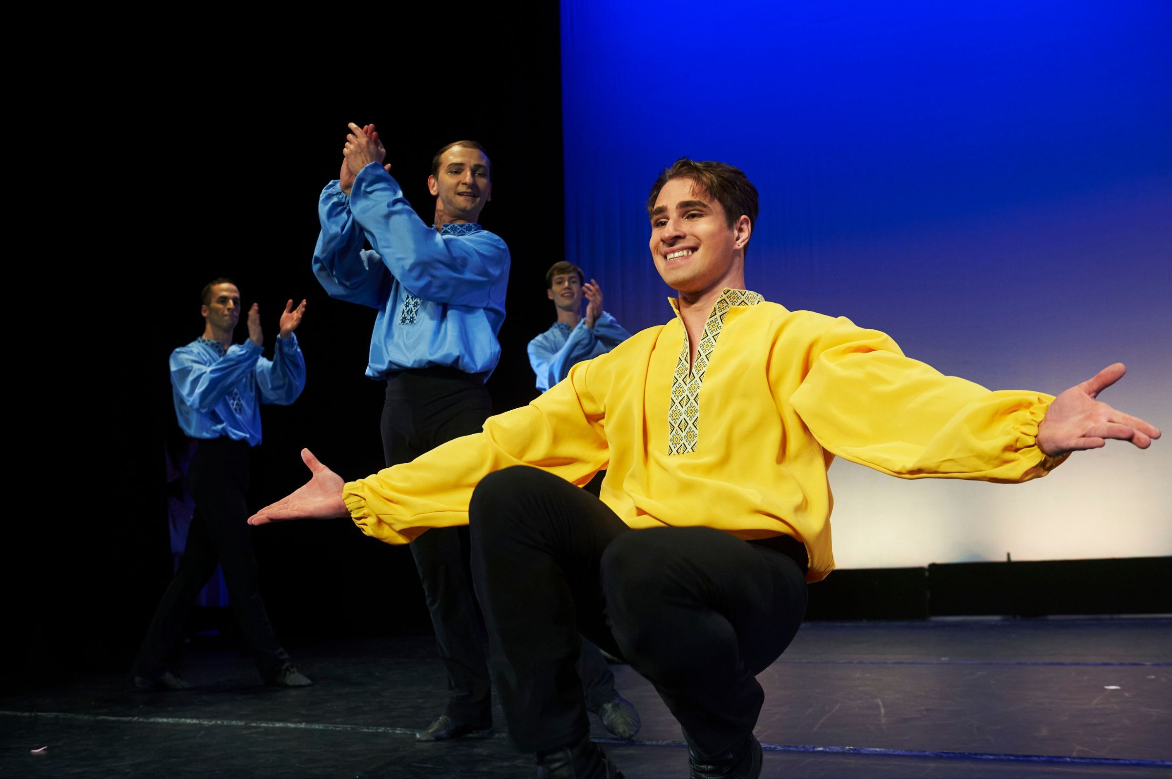 Kyiv City Ballet in <i>Men of Kyiv</i> © Andy Weekes