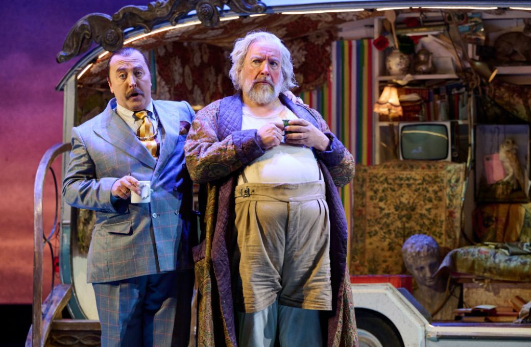 Richard Burkhard (Ford) and Henry Waddington (Falstaff) &copy; Richard Hubert Smith