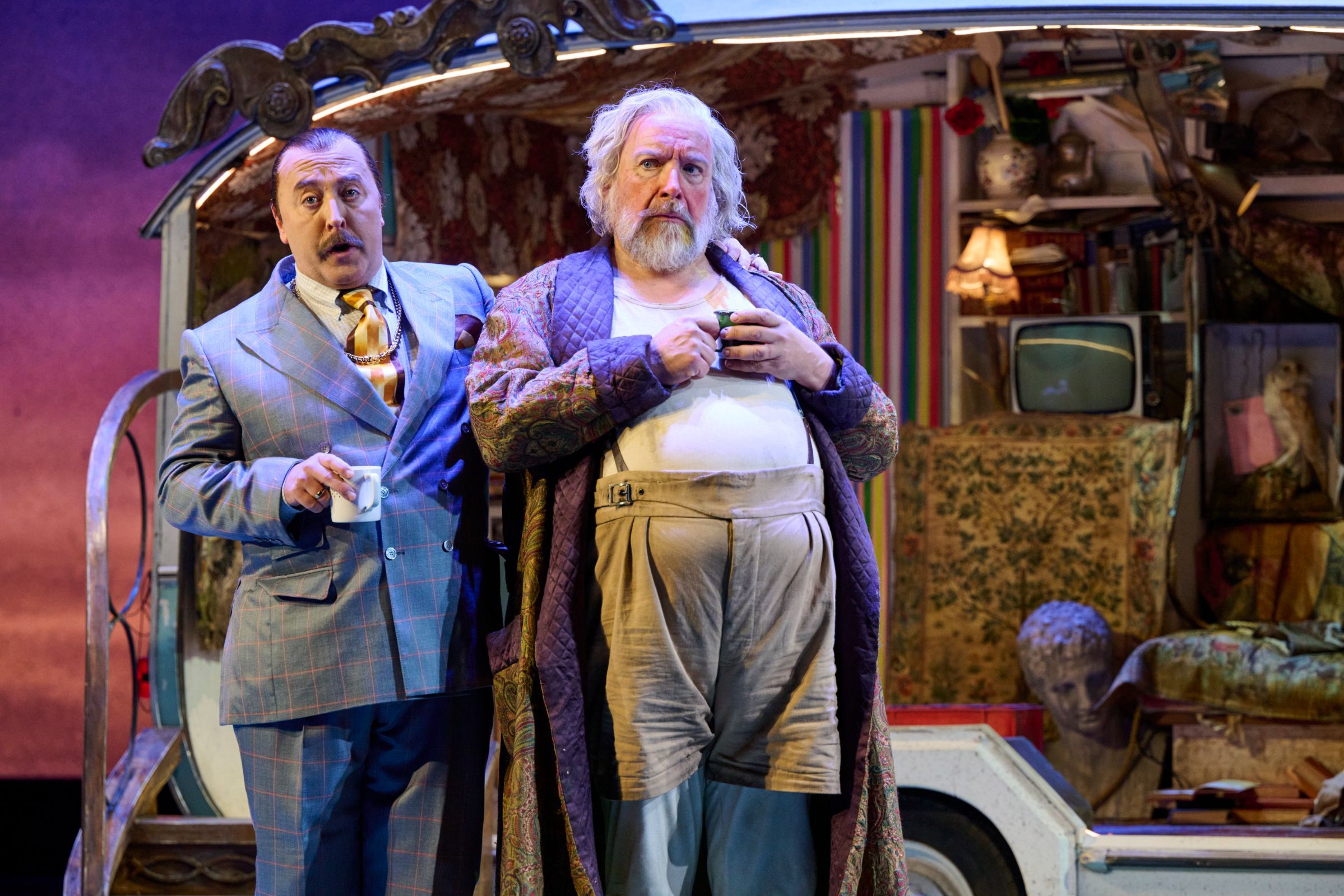 Richard Burkhard (Ford) and Henry Waddington (Falstaff) &copy; Richard Hubert Smith