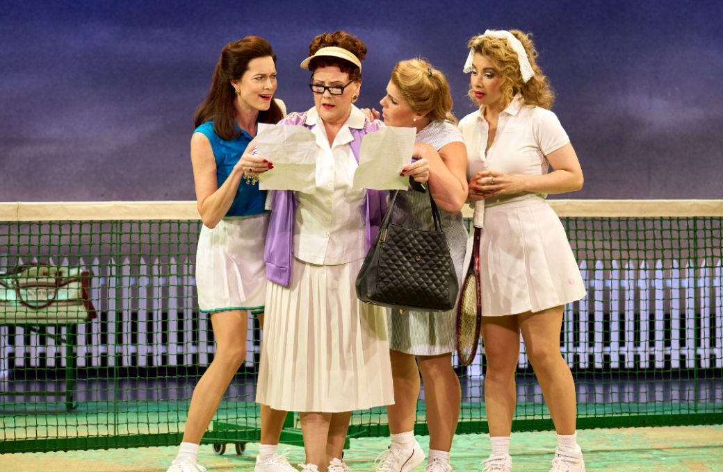 Kate Royal (Alice), Louise Winter (Quickly), Helen &Eacute;vora (Meg) and Isabelle Peters (Nannetta) &copy; Richard Hubert Smith