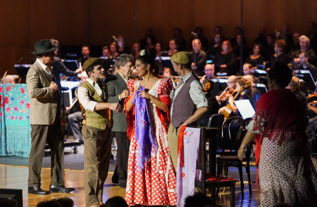 <i>La verbena de la Paloma</i> con la Orquesta y Coro de RTVE © Centro de las Artes Escénicas y de la Música de Salamanca