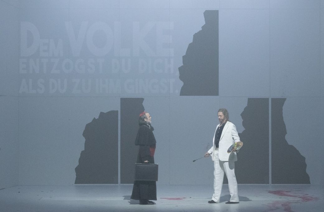 Zoltan Nyari (Albrecht von Brandenburg) und Samuel Hasselhorn (Mathis) © Pedro Malinowski