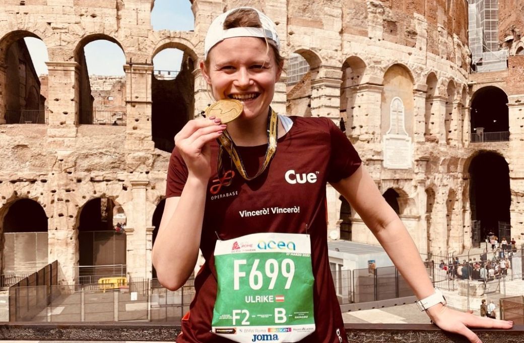 Ulrike K&ouml;stinger at the Rome Marathon &copy; Operabase