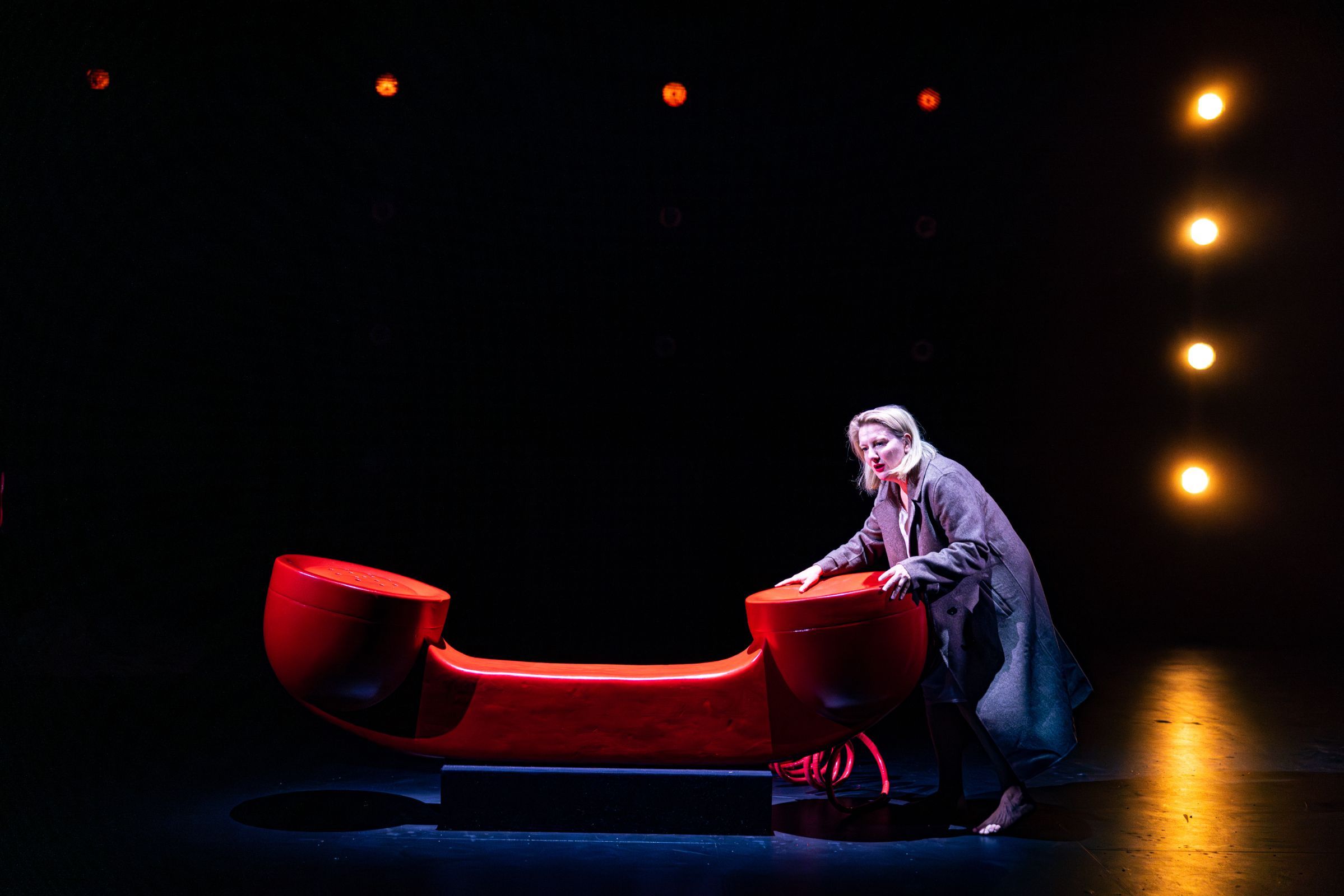 Celeste Lazarenko in <i>La Voix humaine</i> © Daniel Boud